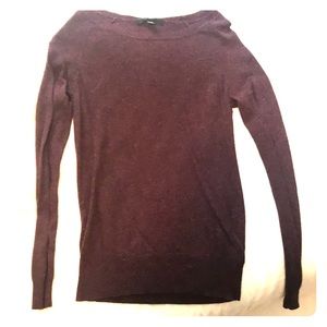 Burgundy sweater